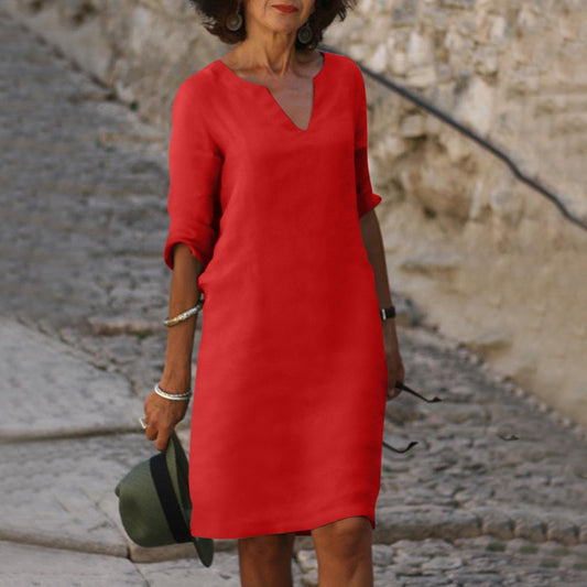 Vestido veraniego elegante para mujer, ligereza y frescura natural – Iris