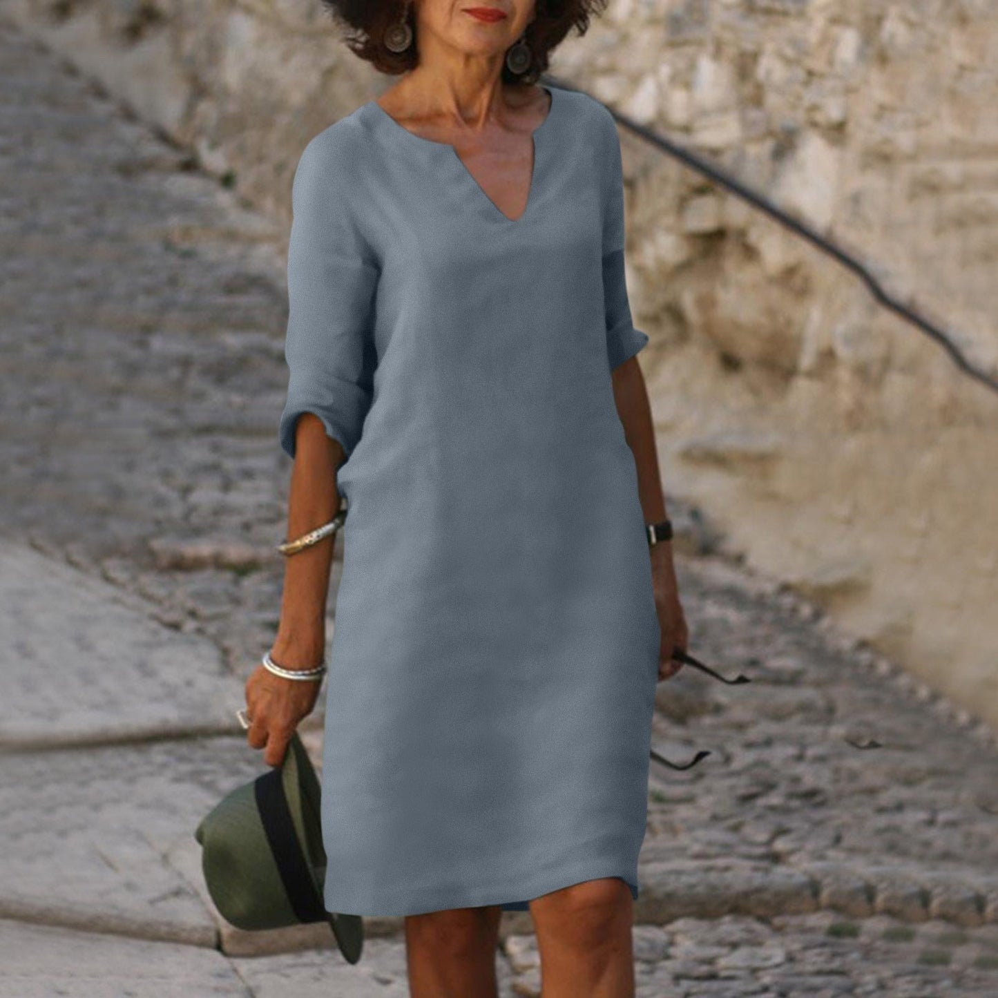 Vestido veraniego elegante para mujer, ligereza y frescura natural – Iris