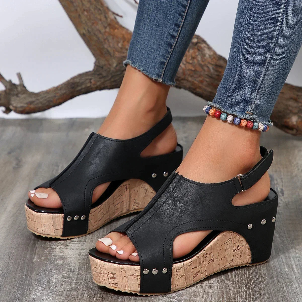 Sandalias ortopédicas elegantes y cómodas para mujer que ofrecen soporte diario – ELARA
