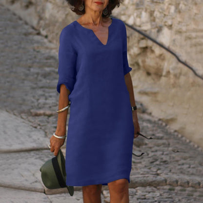 Vestido veraniego elegante para mujer, ligereza y frescura natural – Iris