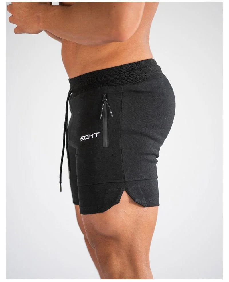 Tritón – Pantalones cortos deportivos para hombre con bolsillos y cordón ajustable