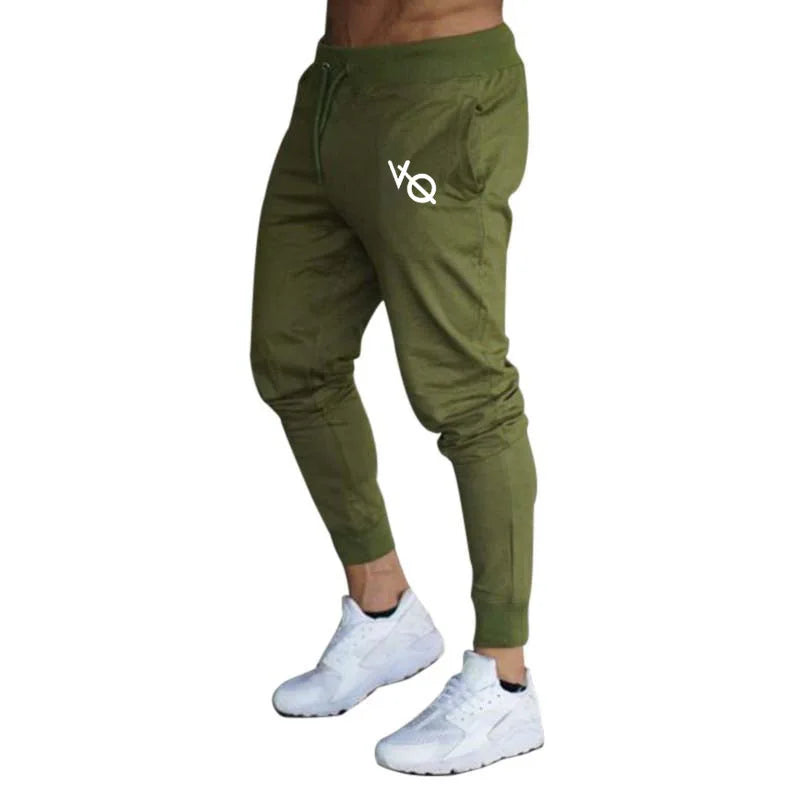 Pantalón deportivo slim fit con puños en los tobillos para hombre – DEXTER