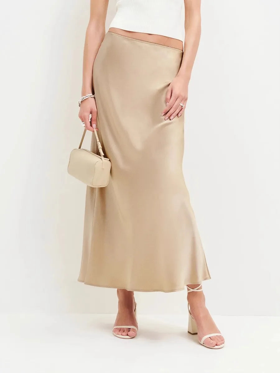 Sienna – Falda midi lujosa para mujer