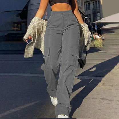 PATRICE - Pantalón cargo moderno y funcional para mujer