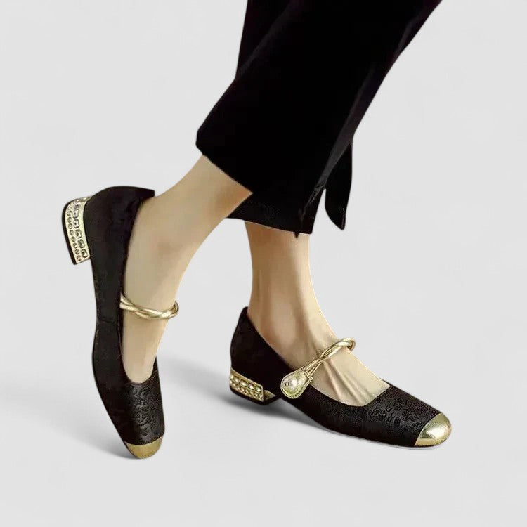 Chrystahh – Zapatos ortopédicos estilo Mary Jane para mujer