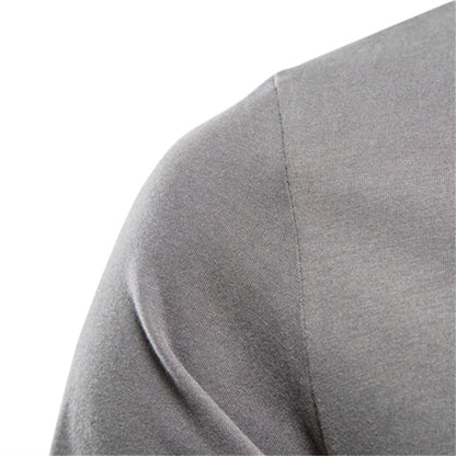 Camiseta básica de manga larga con cuello redondo para hombre – LUCAS