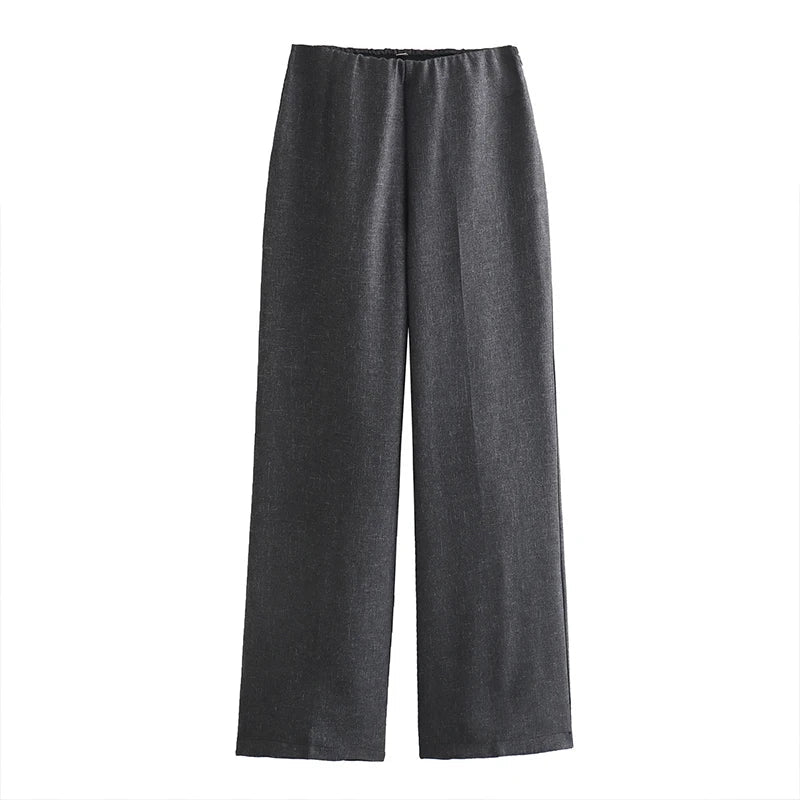 Traje de mujer con blazer entallada y pantalón de vestir – AVELINE