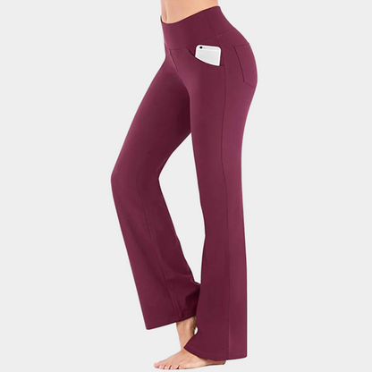 ESTELLA - Leggins deportivos de pierna ancha para mujer