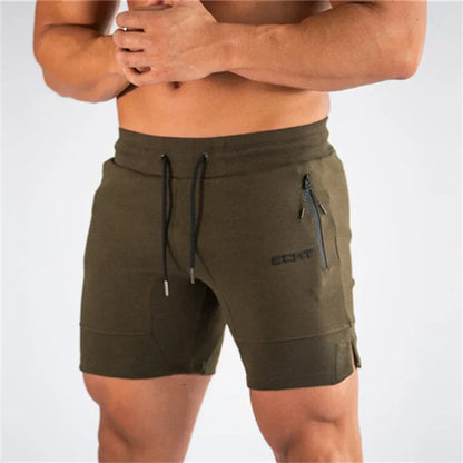 Tritón – Pantalones cortos deportivos para hombre con bolsillos y cordón ajustable