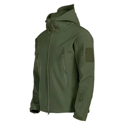 VALENTIN - Chaqueta táctica con capucha y bolsillos para hombre