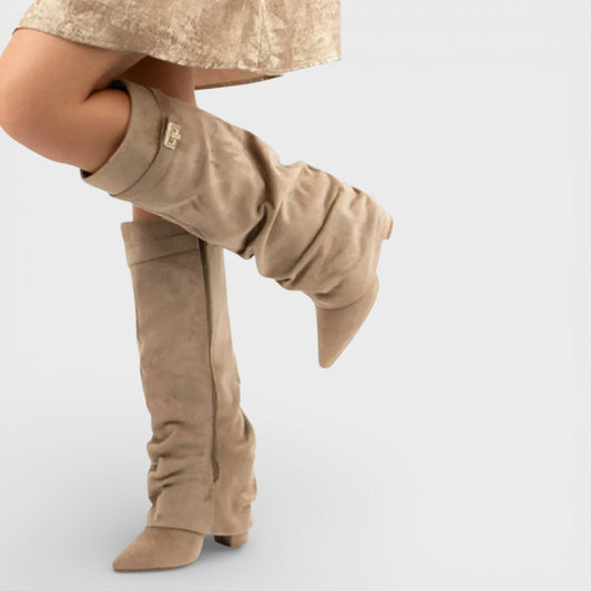 VICTORIA – Botas altas de mujer con puntera fina