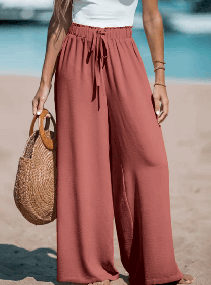 Pantalón ligero estilo playa para mujer con corte fluido – MÁREA