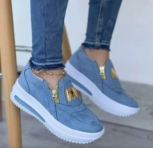 Zapatillas con plataforma cómodas para mujer – Elevina
