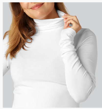 ISLA - Suéter de cuello alto ajustado con diseño elegante para mujer