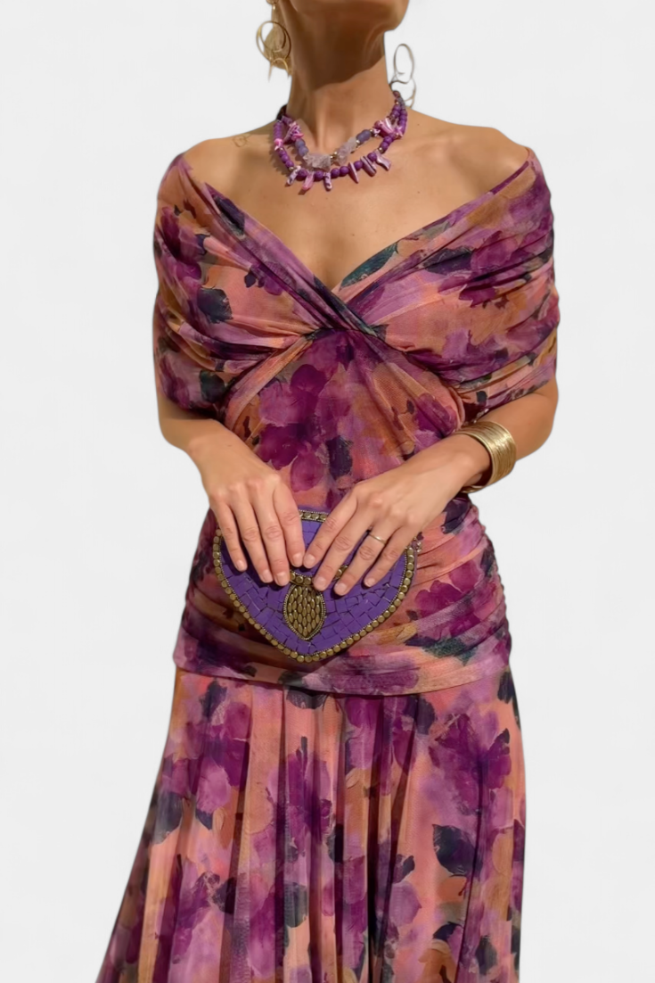 Eryzziah – Vestido maxi elegante para mujer