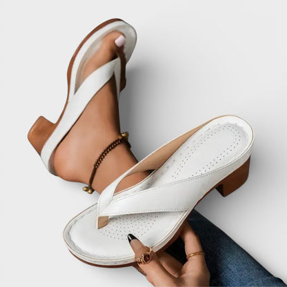 SOFÍA – Sandalias ortopédicas de tacón bajo para mujer