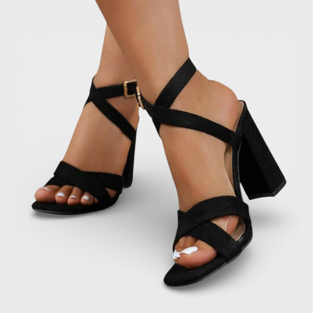 VALENTINA – Sandalias elegantes de tacón para mujer