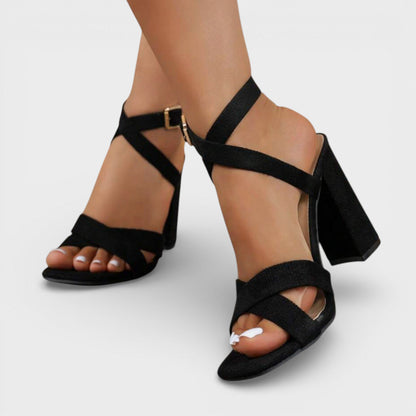 VALENTINA – Sandalias elegantes de tacón para mujer