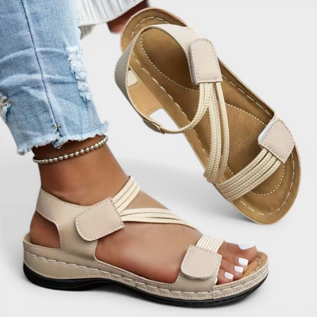 ALICIA – Sandalias de cuña con suela gruesa para mujer