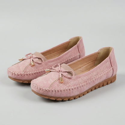 BELÉN – Mocasines ortopédicos con lazo y perforaciones para mujer