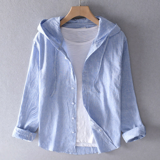 Blusa ligera con capucha y diseño relajado – ELENA