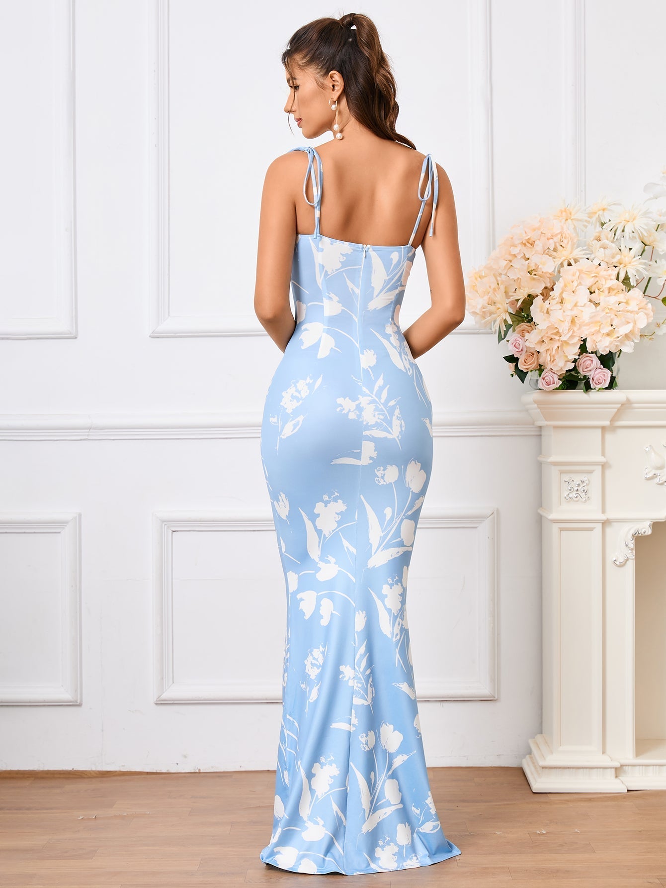 Florencia – Vestido floral de invitada de boda, de fiesta o graduación