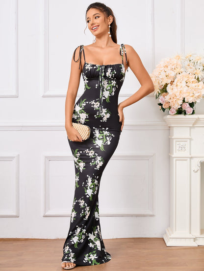 Florencia – Vestido floral de invitada de boda, de fiesta o graduación
