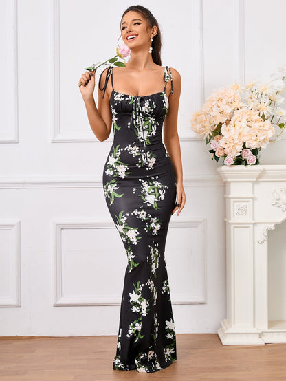 Florencia – Vestido floral de invitada de boda, de fiesta o graduación