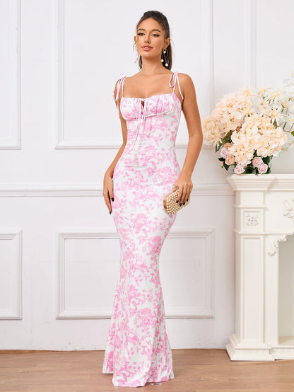 Florencia – Vestido floral de invitada de boda, de fiesta o graduación