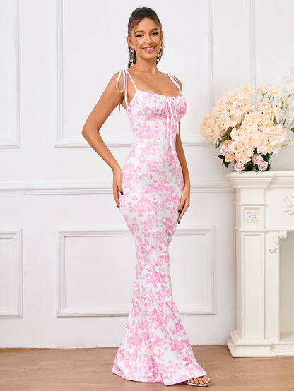 Florencia – Vestido floral de invitada de boda, de fiesta o graduación