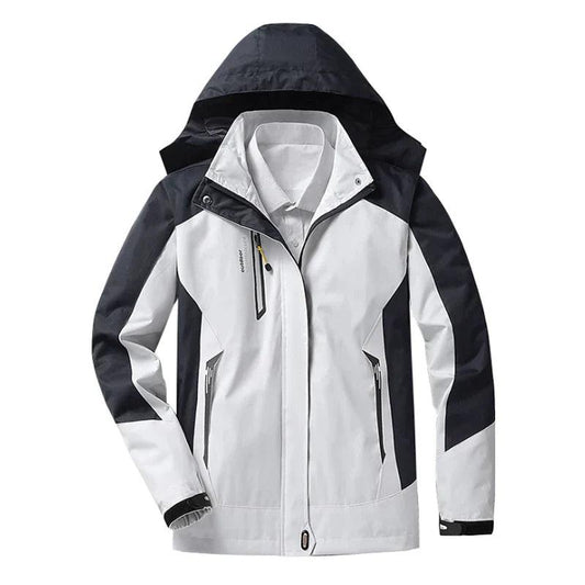 Chaqueta impermeable y cortavientos de mujer con forro térmico – VANESSA