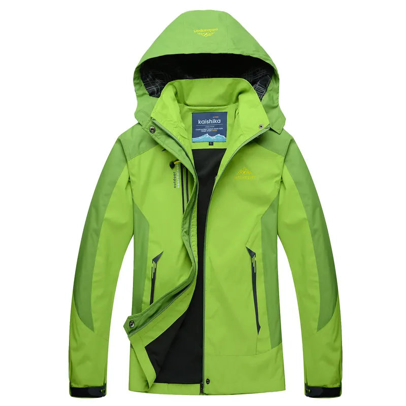 Chaqueta impermeable y cortavientos de mujer con forro térmico – VANESSA