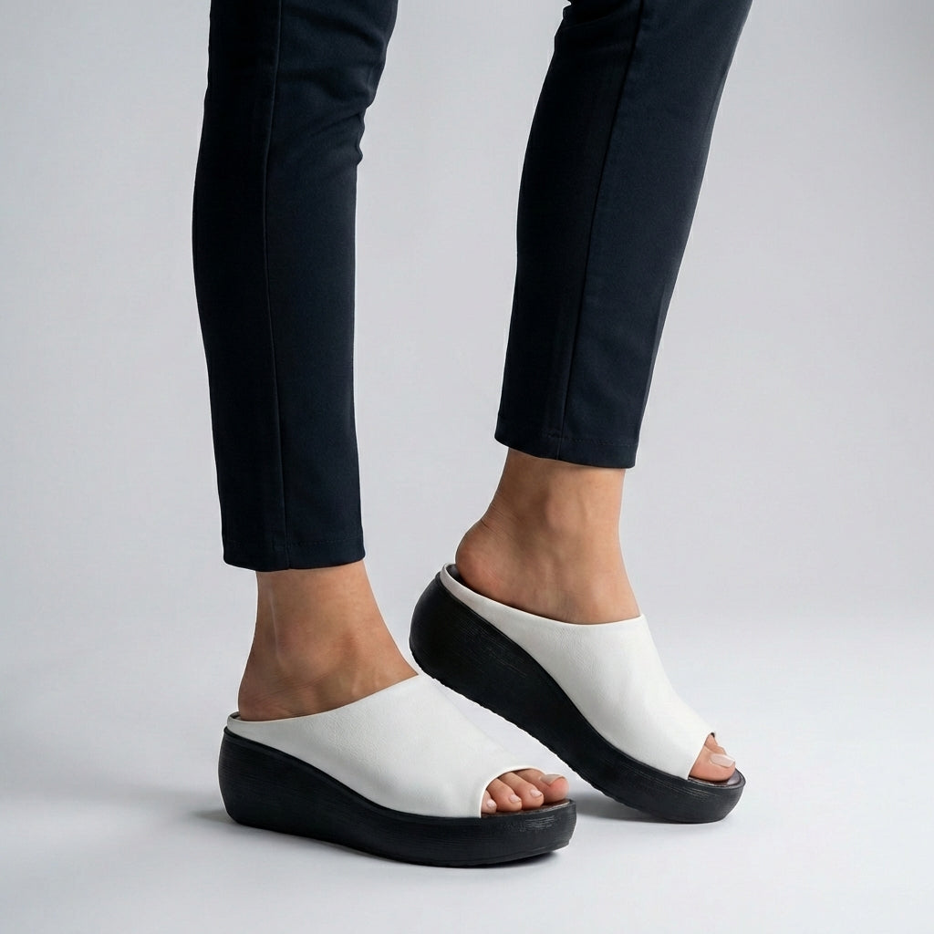 VALERIA – Sandalias ortopédicas con plataforma y diseño abierto para mujer