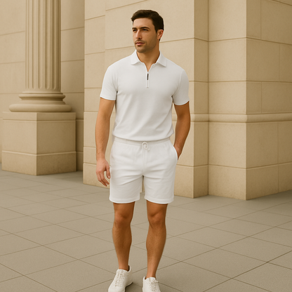 Conjunto casual de verano para hombre: camiseta + pantalón corto – AEROSET URBAN