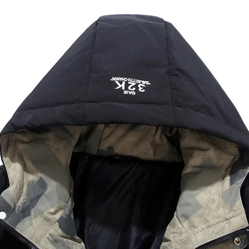 Chaqueta acolchada de invierno para hombre con capucha – JAKEN