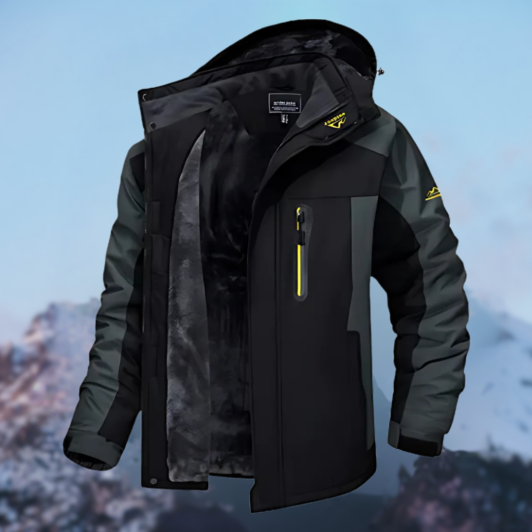 Chaqueta impermeable de invierno para hombre con forro cálido – DARMONT