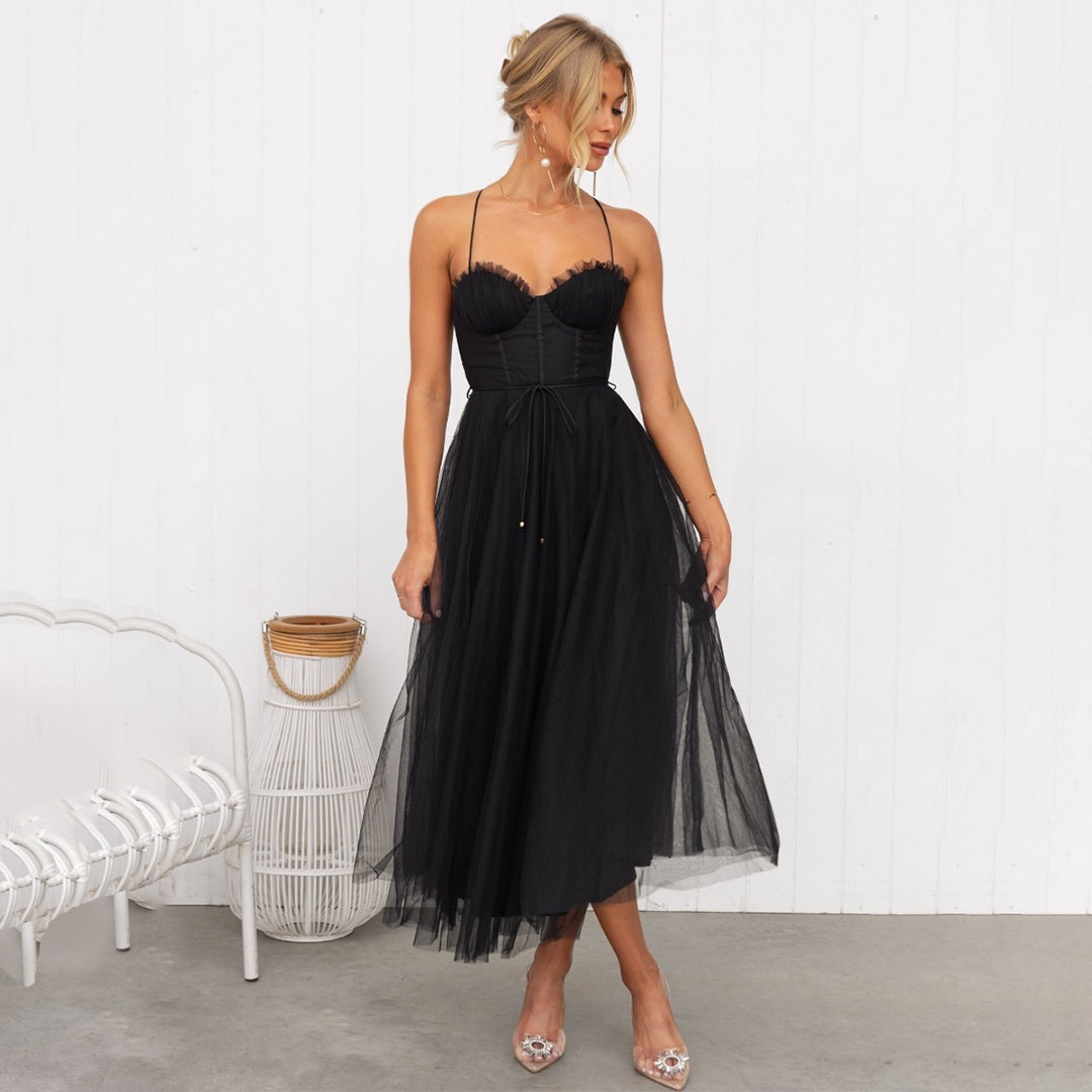 Celestina – Vestido midi de gala para mujer