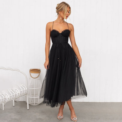 Celestina – Vestido midi de gala para mujer