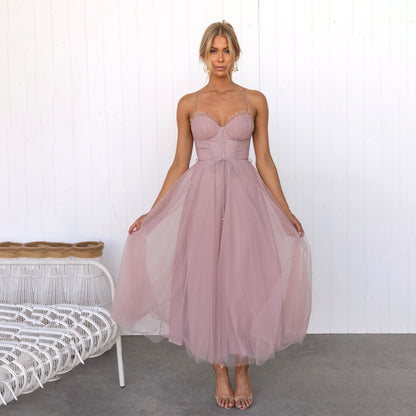 Celestina – Vestido midi de gala para mujer
