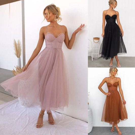 Celestina – Vestido midi de gala para mujer