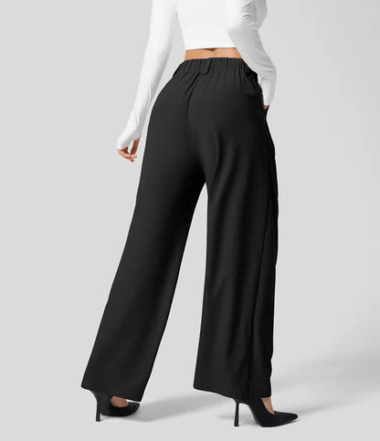 Palma – Pantalón de talle alto con pernera ancha para mujer