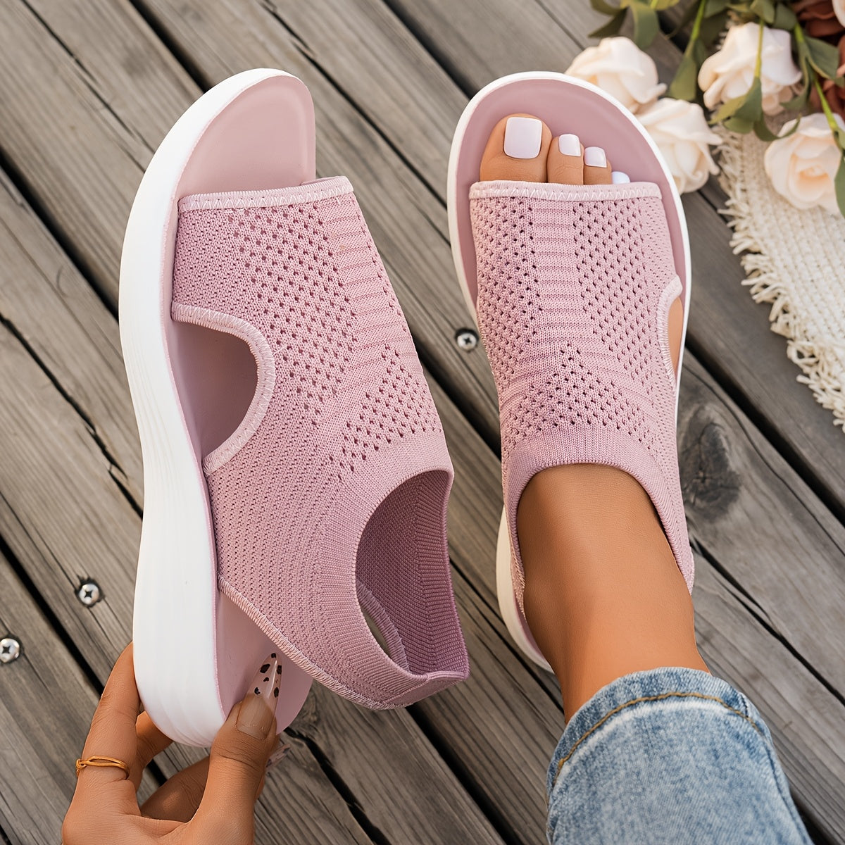 Sandalias ligeras y cómodas con soporte para el arco para mujer – LUNARINA