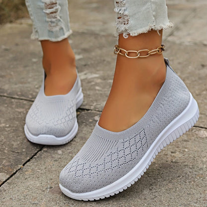 Aura – Zapatillas slip-on para mujer con suela flexible