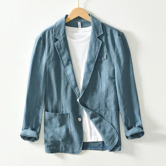 Asher – Blazer casual para hombre con solapa tipo notch