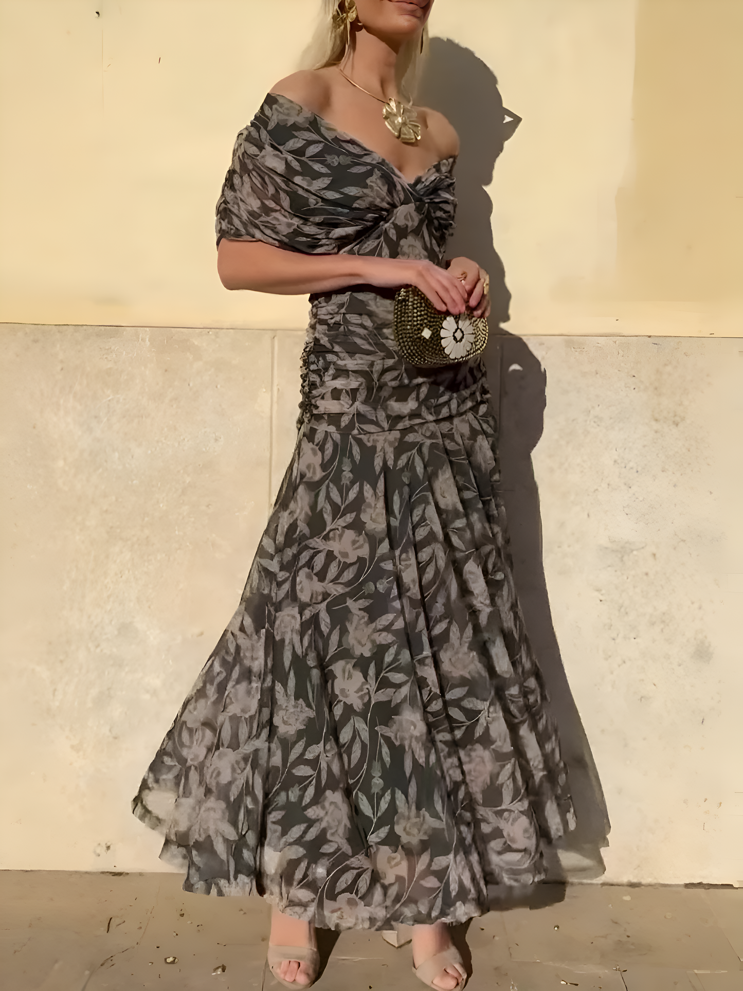 Amaranta – Vestido maxi elegante con caída fluida para mujer