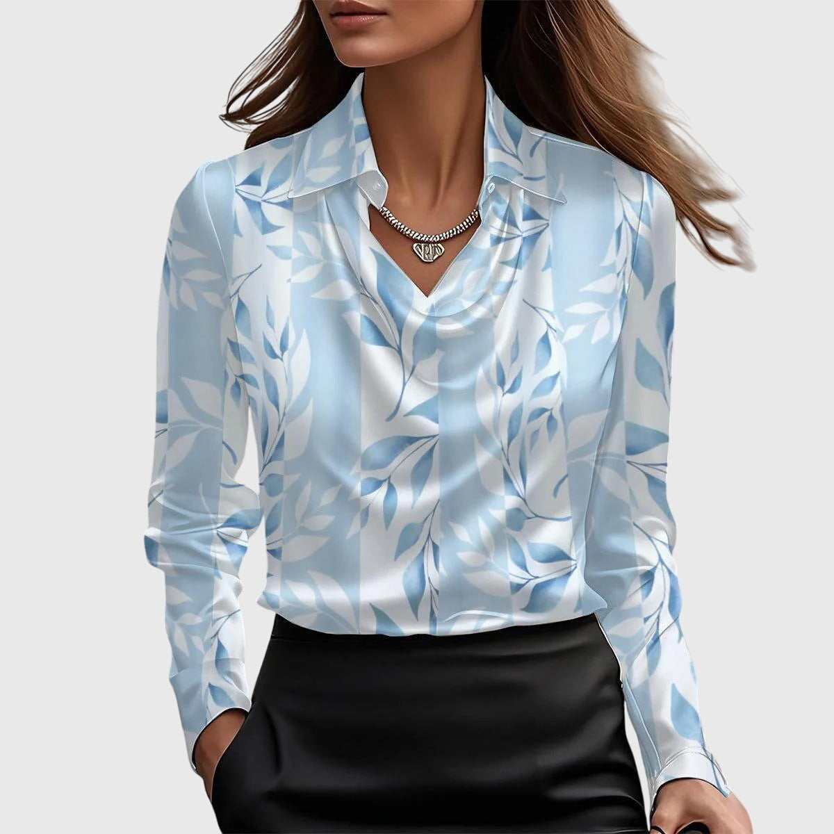 Brooklyn – Blusa elegante de corte fluido para mujer