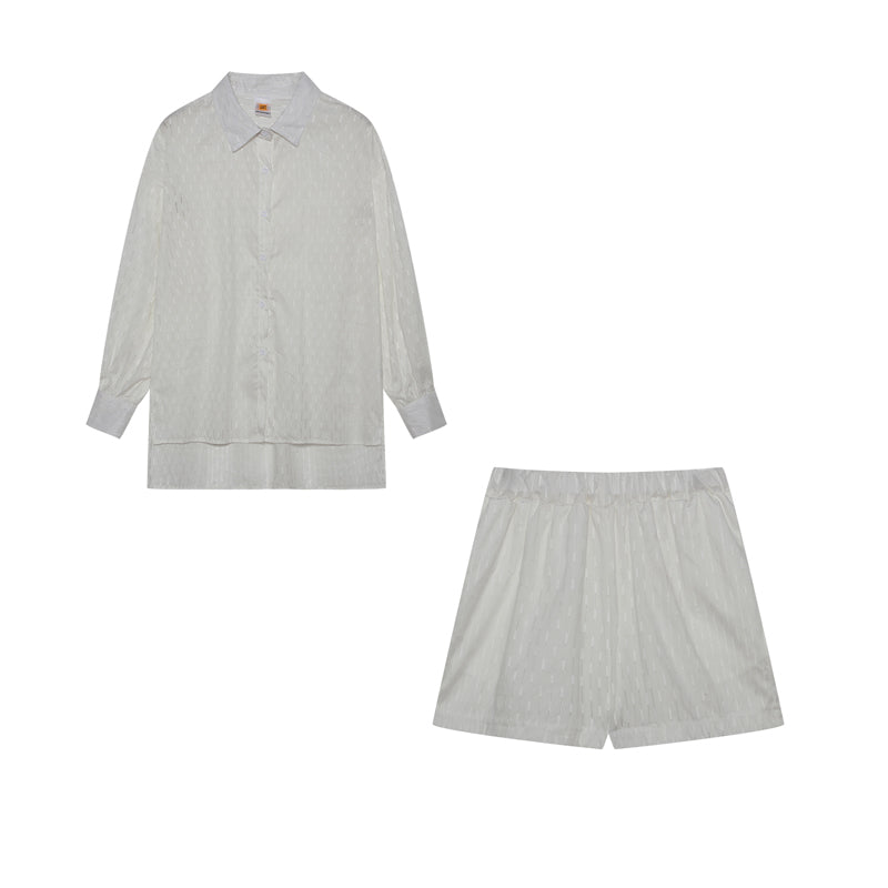 Conjunto veraniego de blusa fluida y short ligero para mujer – ZAYRA