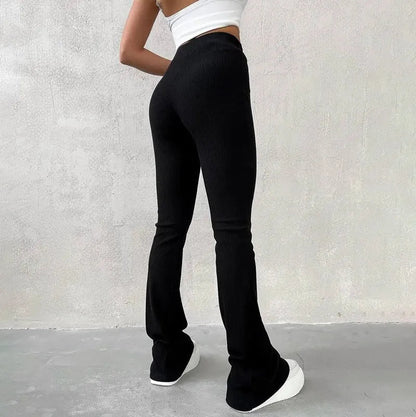 Armonía – Pantalón flare de cintura alta para mujer