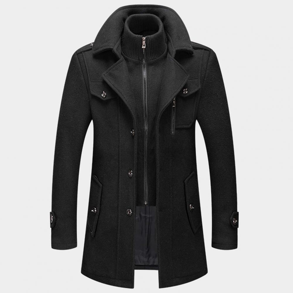 ULFRED – Abrigo largo de invierno para hombre con estilo clásico y protección térmica