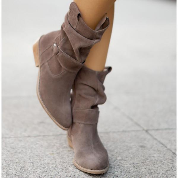 Botines con cremallera y soporte ortopédico para mujer – NAYARA
